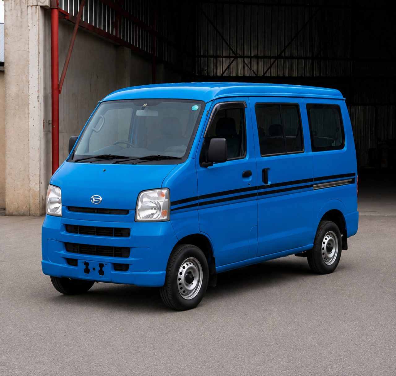 Frenno Transport mini bus in blue livery